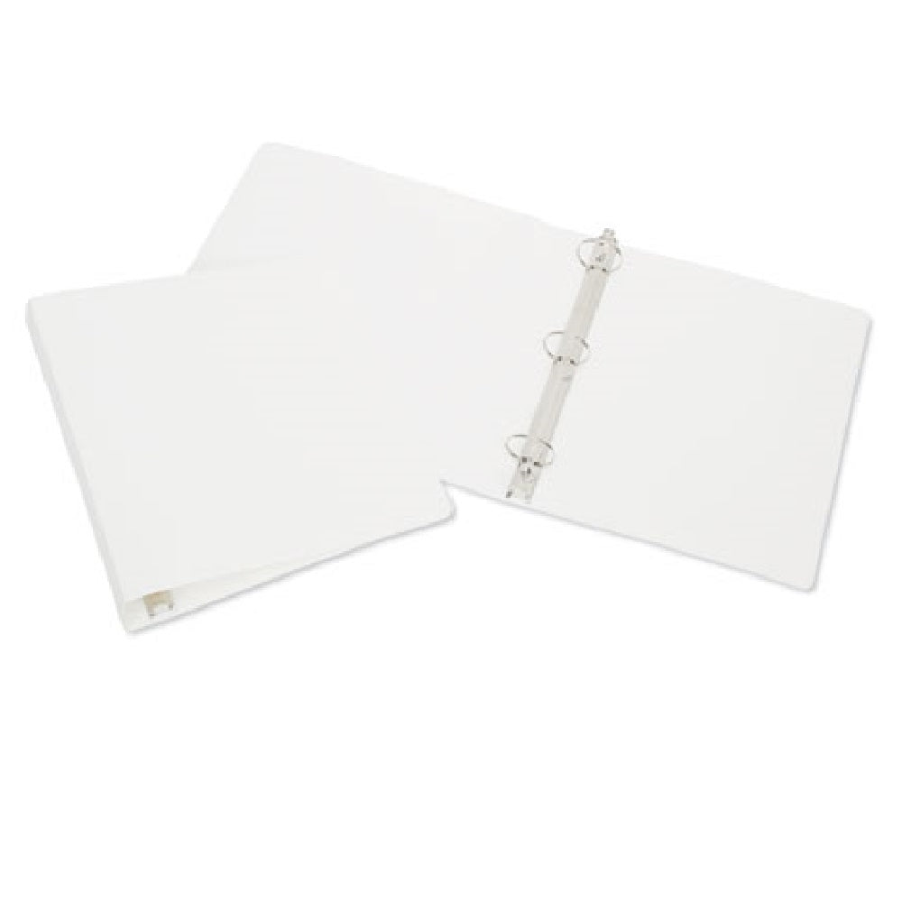 3-RING FLEXIBLE BINDER, 2" CAPACITY, WHITE