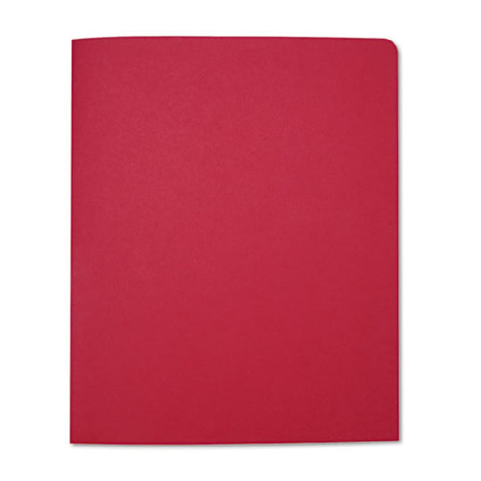 DOUBLE POCKET PORTFOLIO, LETTER SIZE, RED