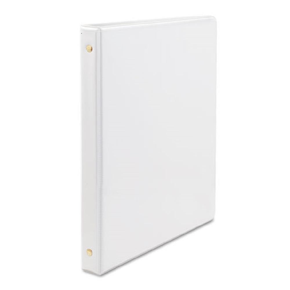 ROUND RING POCKET BINDER, 1.5" CAPACITY - WHITE