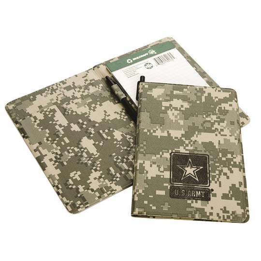 WRITING PORTFOLIO, CAMOUFLAGE, ARMY LOGO - 1/CASE