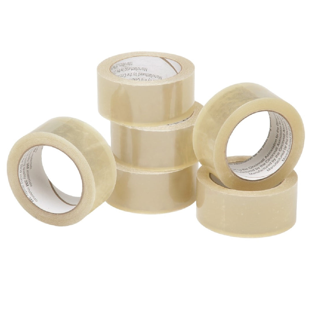 COMMERCIAL PACKAGING TAPE, 2" x 55 YARDS, 3" CORE - CLEAR