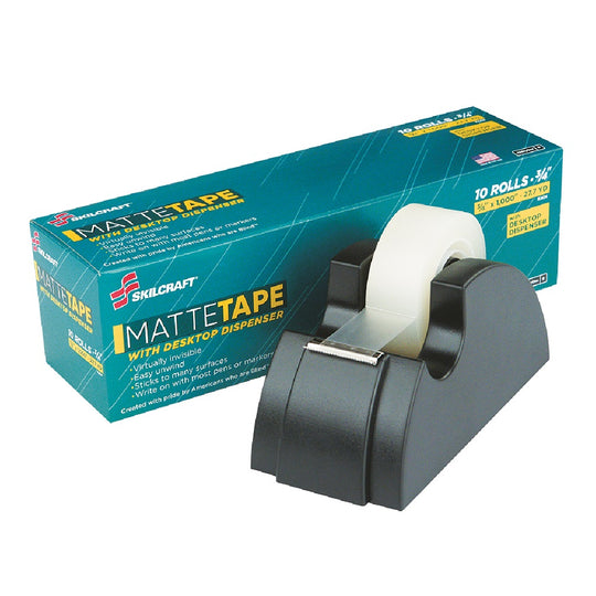 7510015806224 DESKTOP TAPE DISPENSER, 1" CORE, BLACK EA