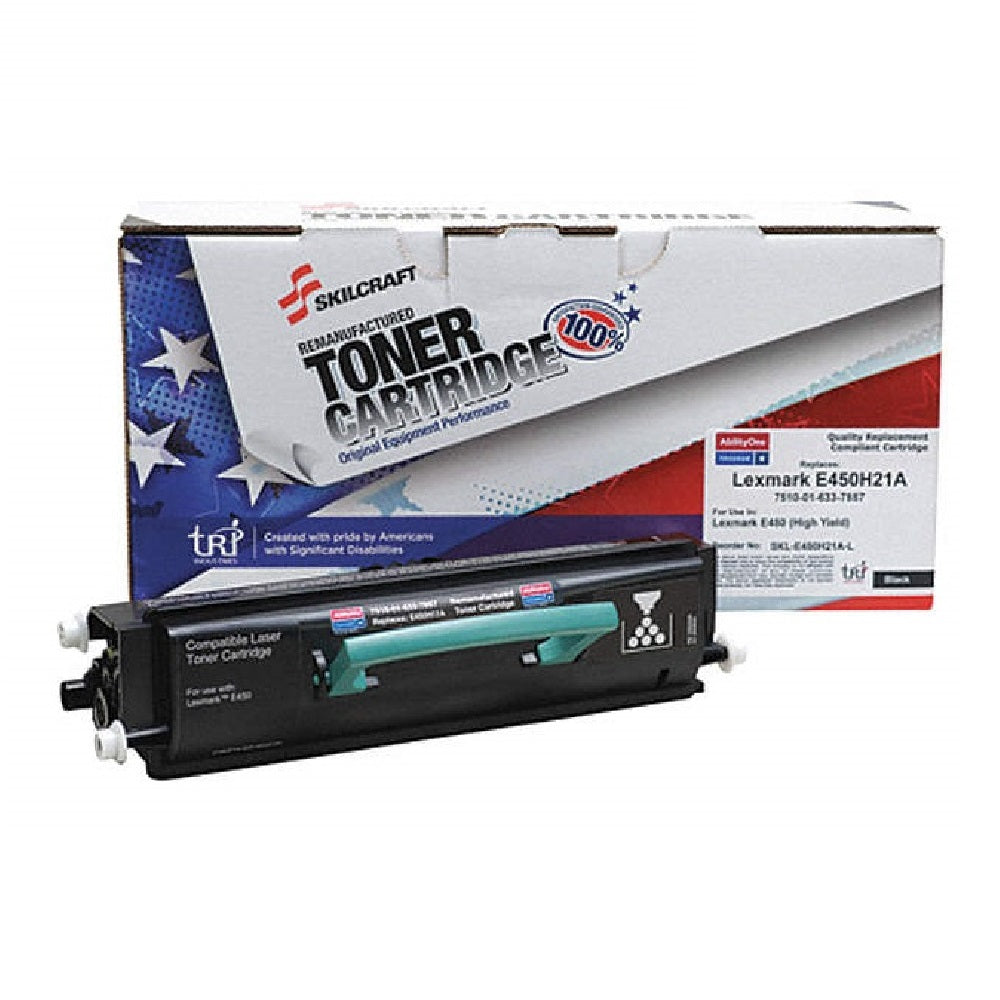 REMANUFACTURED  LEXMARK TONER CARTRIDGE, BLACK