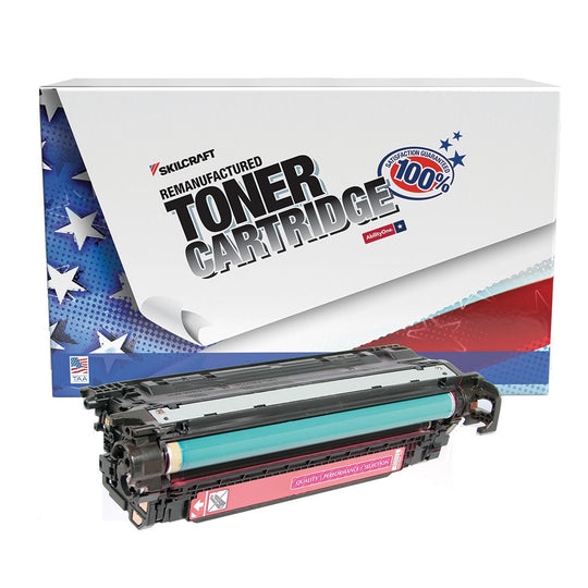 NSN6604962, REMANUFACTURED HP 507A MAGENTA TONER CARTRIDGE