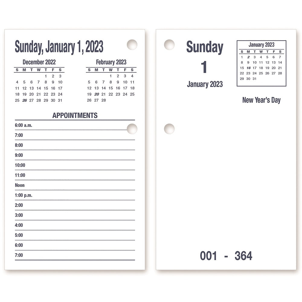 DAYMAX CALENDAR PAD - TYPE II - 2023 - EA