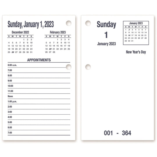 DAYMAX CALENDAR PAD, TYPE II, 2023  1/CS