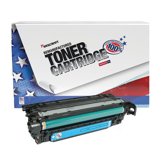 NSN6731902, REMANUFACTURED HP 504A CYAN TONER CARTRIDGE