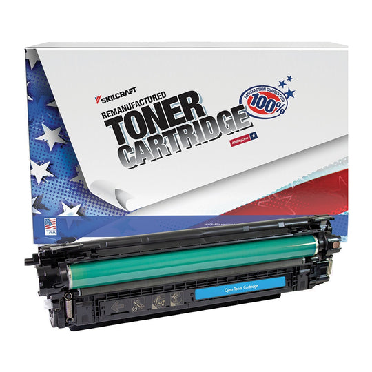 NSN6821300, REMANUFACTURED HP 508A TONER CARTRIDGE, CYAN