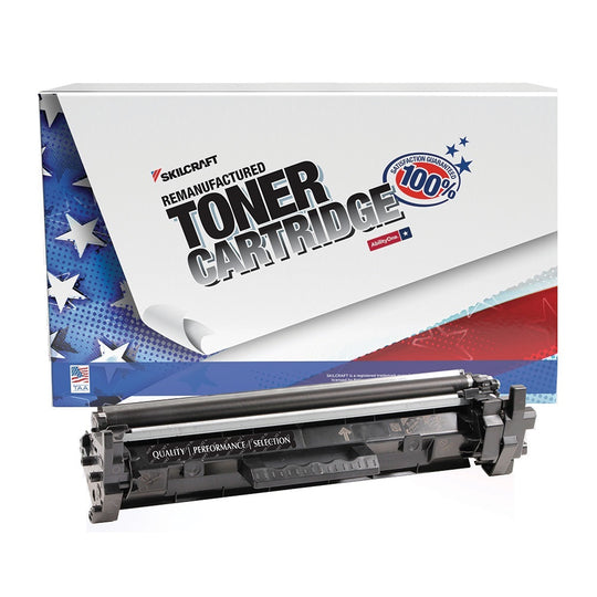 NSN6822181, REMANUFACTURED HP 17A TONER CARTRIDGE, BLACK