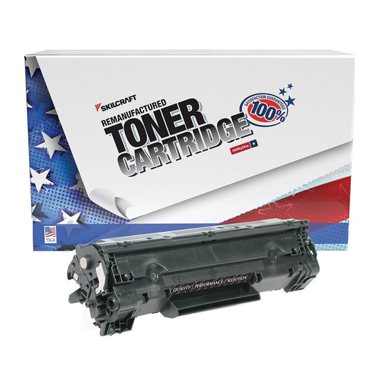 NSN6833774, REMANUFACTURED 36A TONER CARTRIDGE, BLACK