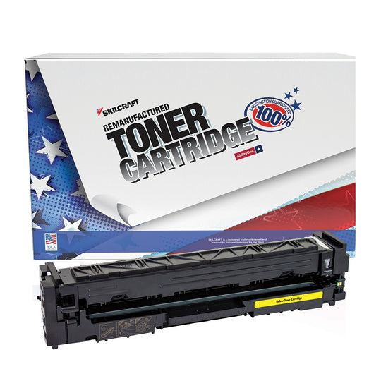 NSN6891054, REMANUFACTURED HP 202X HIGH YIELD YELLOW TONER CARTRIDGE