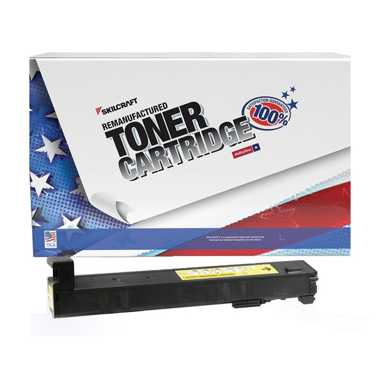 NSN6891057, REMANUFACTURED HP 827A YELLOW TONER CARTRIDGE