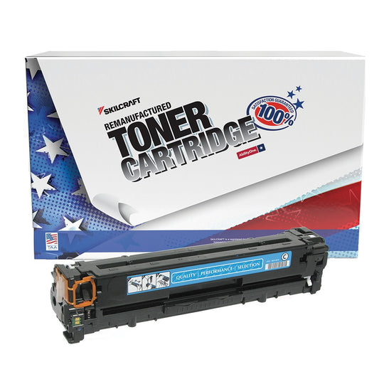 NSN6901907, REMANUFACTURED HP 125A CYAN TONER CARTRIDGE