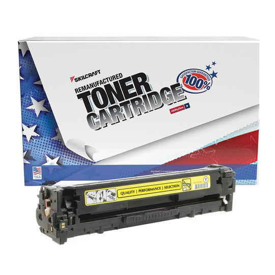 NSN6902259, REMANUFACTURED HP 131A YELLOW TONER CARTRIDGE