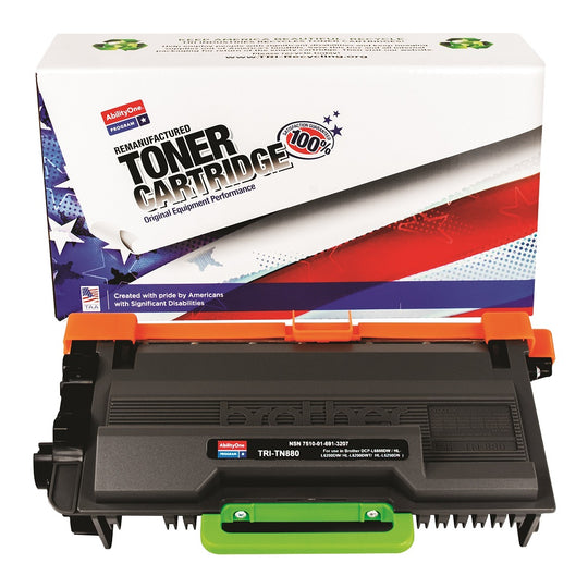 NSN6913207, REMANUFACTURED BROTHER TN880 BLACK TONER CARTRIDGE