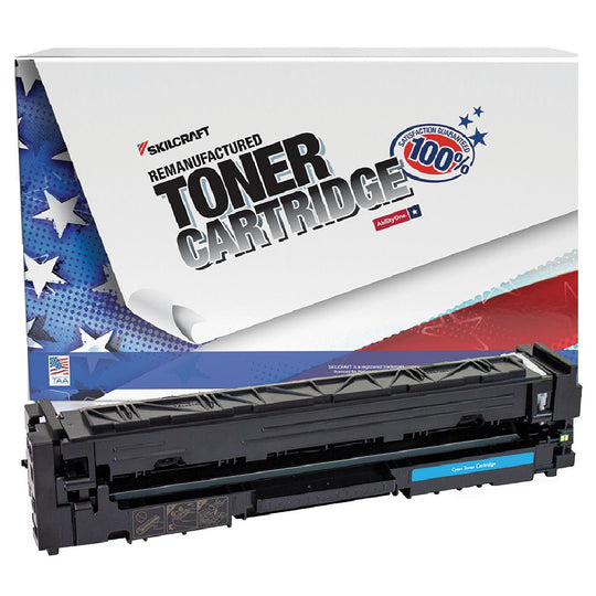 NSN6945342, REMANUFACTURED HP 202A CYAN TONER CARTRIDGE