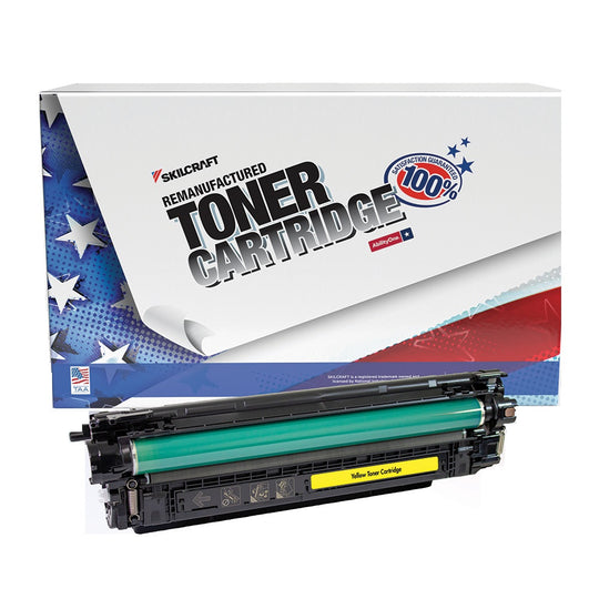 NSN6961573, REMANUFACTURED HP 655A YELLOW TONER CARTRIDGE