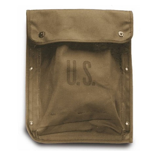 MAINTENANCE AND OPERATIONAL MANUALS CASE, 2-POCKET, COTTON DUCK, OLIVE DRAB