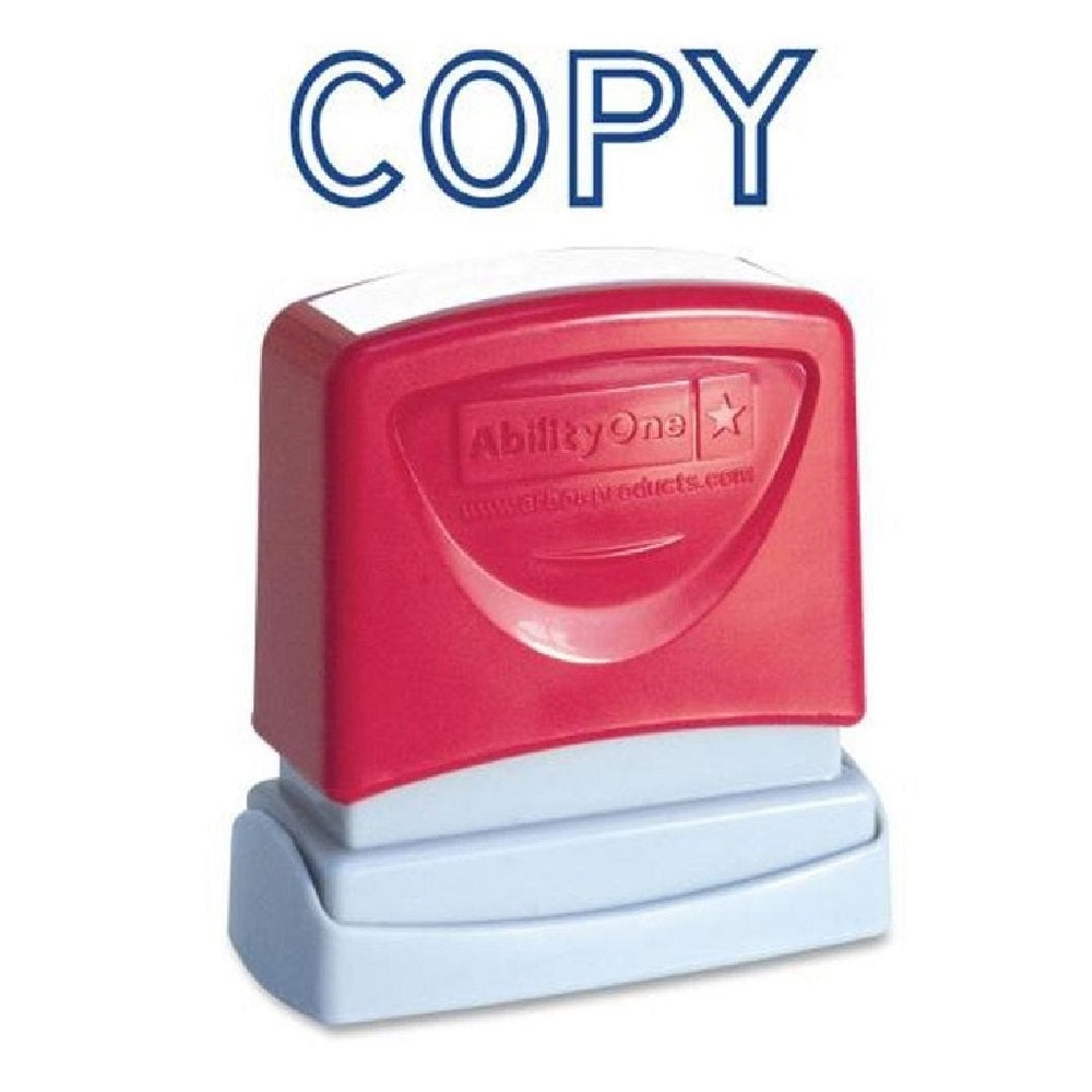 PRE-LINKED MESSAGE STAMP "COPY"  BLUE