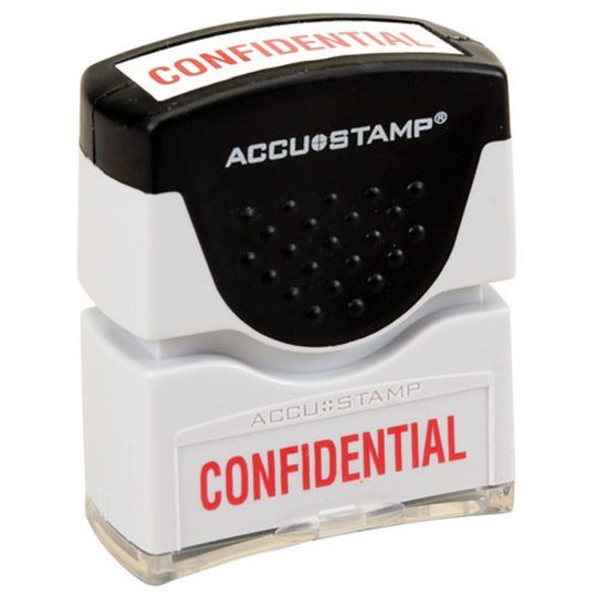 PRE-INKED MESSAGE STAMP "CONFIDENTIAL", Red