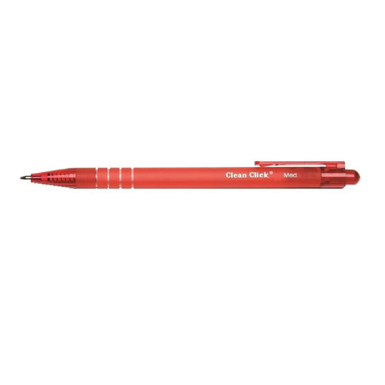 NSN4220326, RUBBERIZED, RETRACTABLE BALLPOINT PEN, MEDIUM POINT, RED DZ