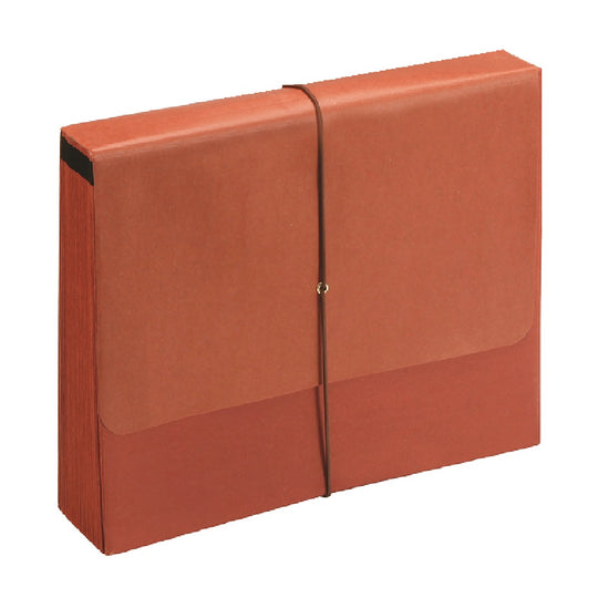 EXPANDING POCKET FILE, EXPANSION 15", CLOSING FLAP AND BAND - BROWN