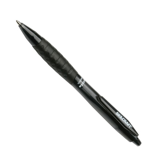 VISTA RETRACTABLE BALLPOINT PEN, MEDIUM POINT, BLACK INK BX