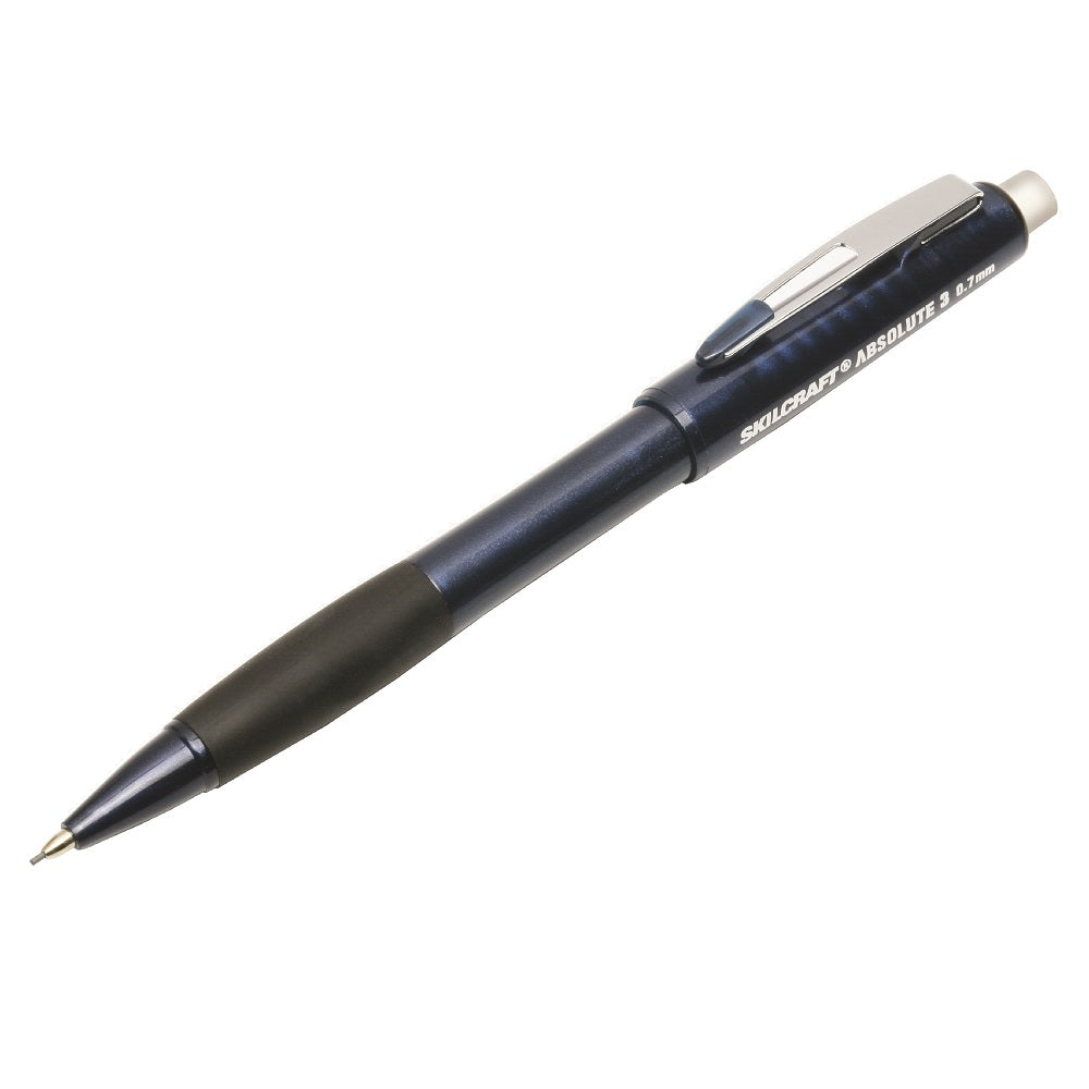 DUAL ACTION CUSHION GRIP MECHANICAL PENCIL, BLUE