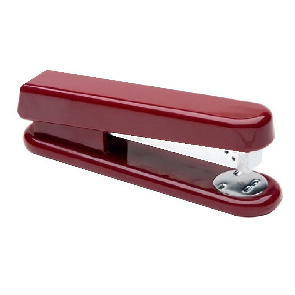 STANDARD LIGHT-DUTY DESKTOP STAPLER, BURGUNDY