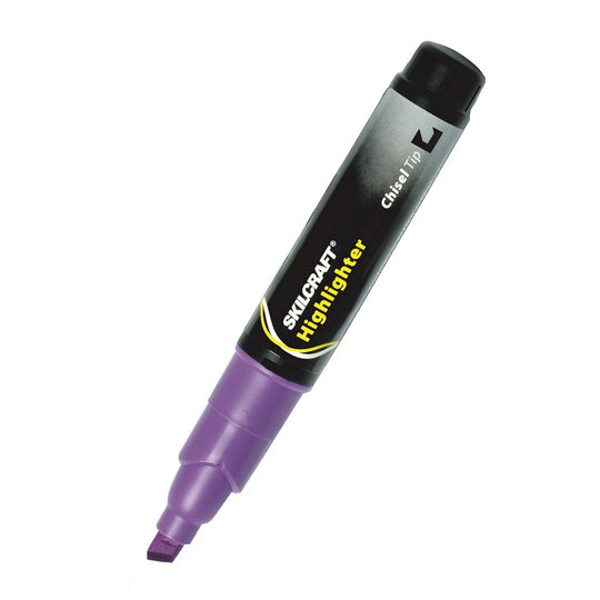 JUMBO SIZE FLUORESCENT HIGHLIGHTER, PURPLE INK - (36) DOZEN