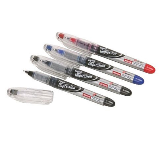 LIQUID IMPRESSION POROUS POINT PEN, MEDIUM - ASSORTED