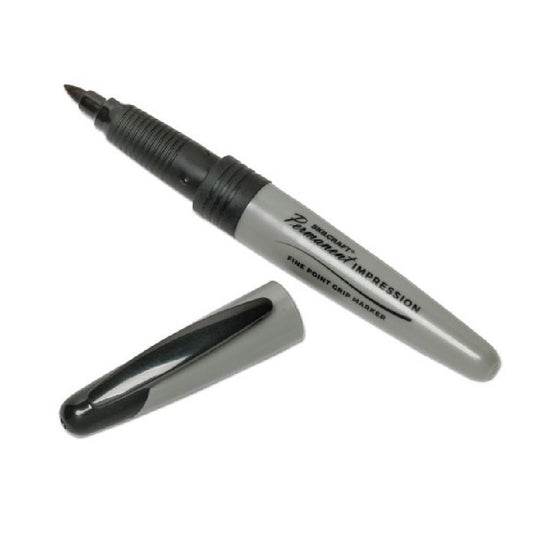 7520015194372 PERMANENT IMPRESSION MARKER, FINE POINT, BLACK DZ