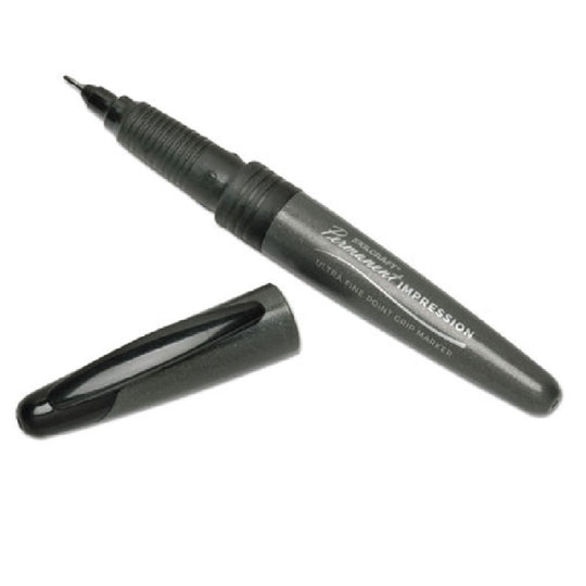 PERMANENT IMPRESSION MARKER, ULTRA FINE POINT - BLACK