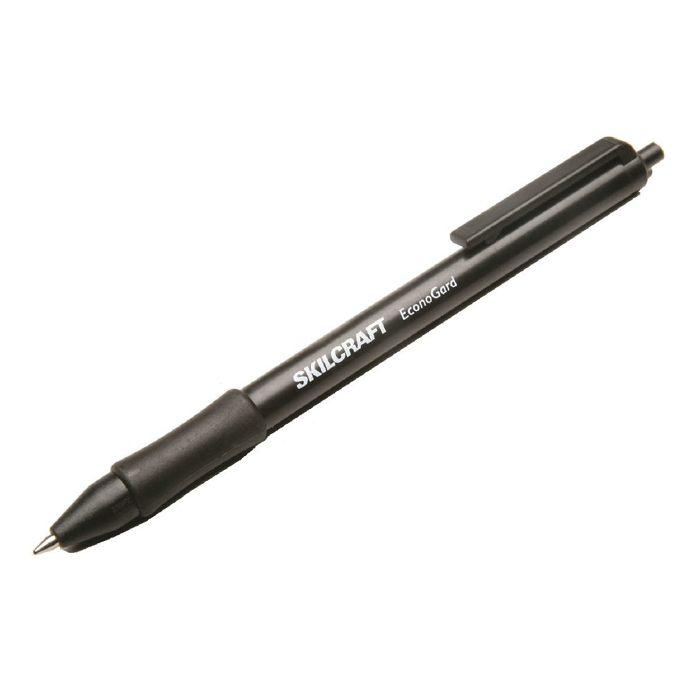 RETRACTABLE, CUSHION GRIP BALLPOINT PEN, BLACK INK PK – Arocep