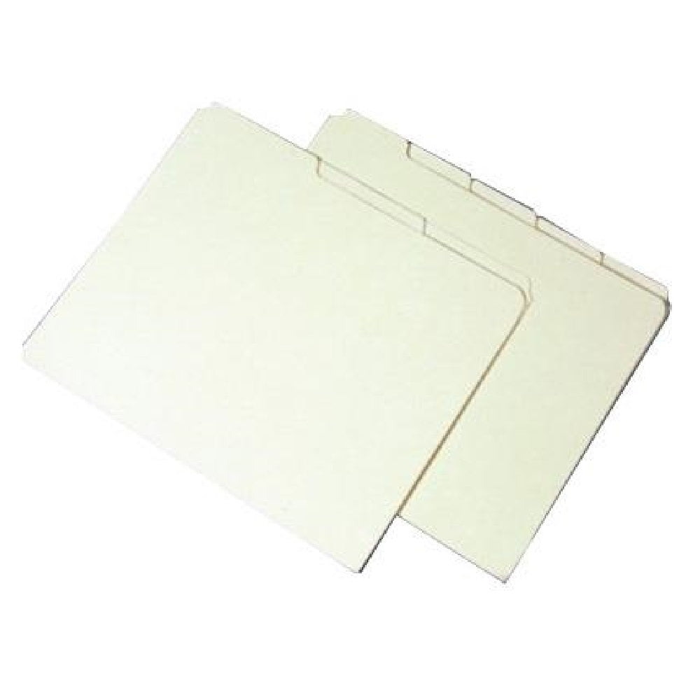 FILE GUIDE SET, BLANK 1/3 CUT, ALL POSITIONS, LEGAL SIZE - LIGHT GREEN