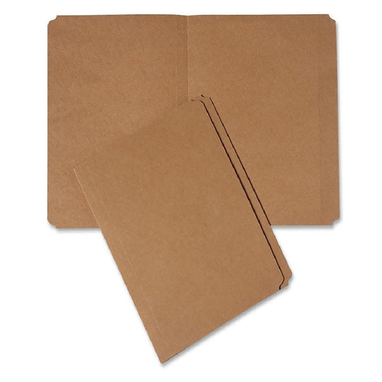 KRAFT STRAIGHT CUT TAB FILE FOLDER, PAPERBOARD, LEGAL