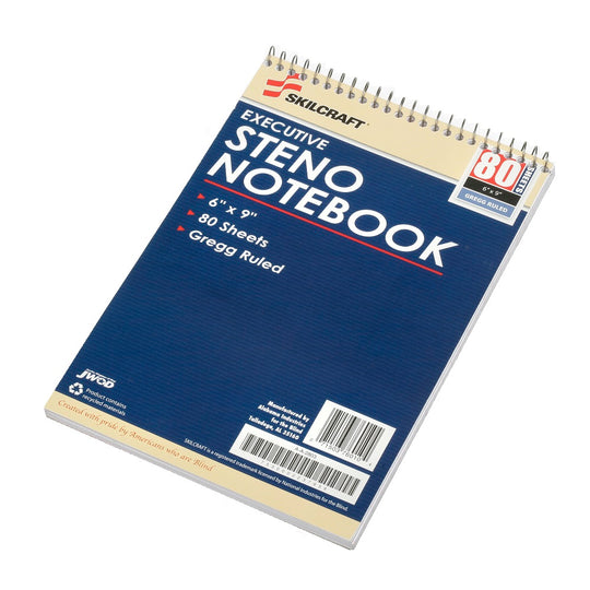 EXECUTIVE STENO NOTEBOOK 12/PK