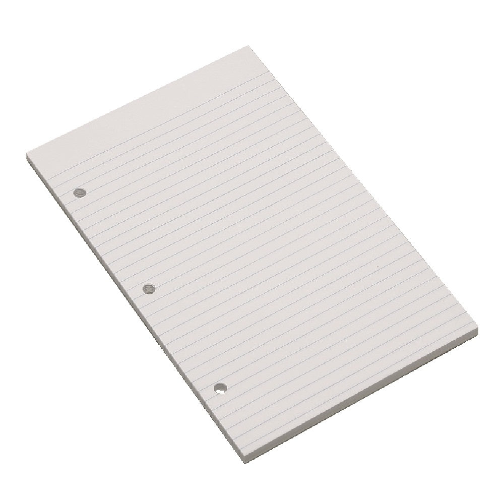 LOOSE-LEAF PAPER, RULED, 3-RING, WHITE, 5-1/2" x 8-1/2"  BX