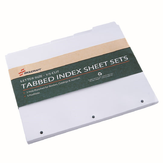 INDEX SHEET SETS, TABBED