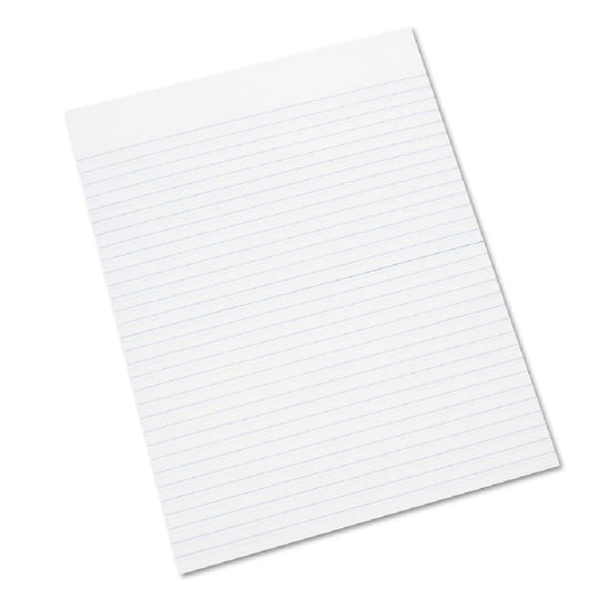 WRITING PAD, 8-1/2" x 11", WHITE PK