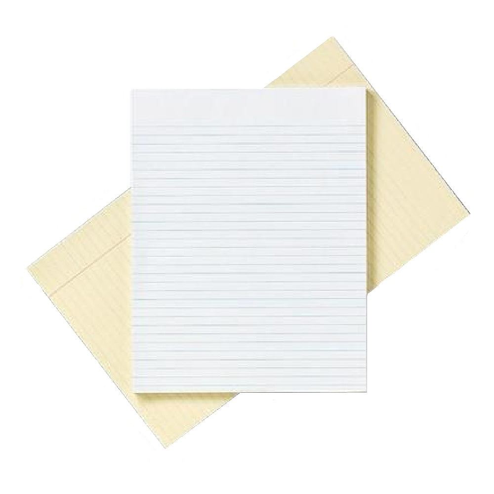 WRITING PAPER PAD, GLUE BOUND TOP, LEGAL RULE, CANARY PK