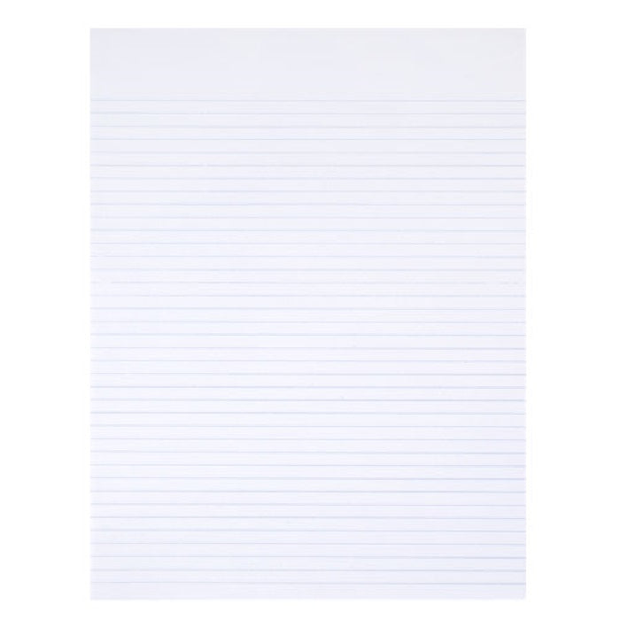 WRITING PAD, NARROW RULE - WHITE