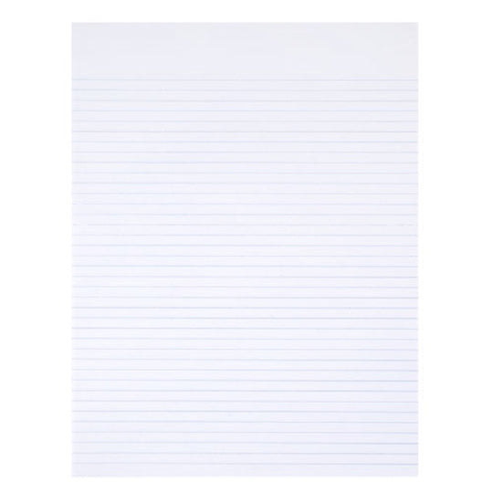 WRITING PAD, NARROW RULE - WHITE