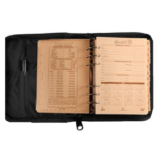 RITE N RAIN COMPLETE FIELD PLANNER KIT, 5 5/8 in x 7in,  BLACK CORDURA FABRIC COVER