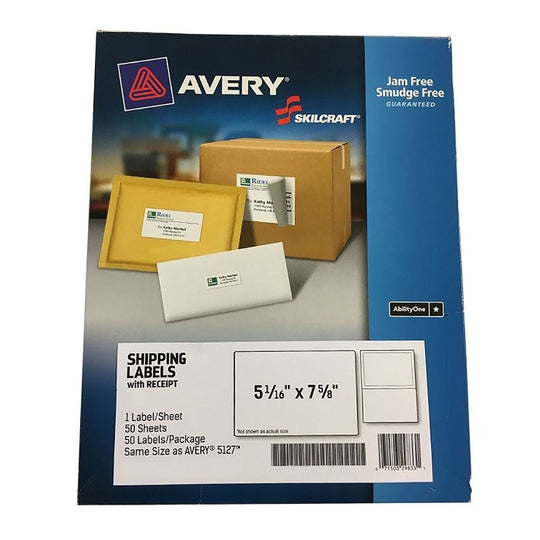 7530016736511  SHIPPING LABEL WITH RECEIPT BX