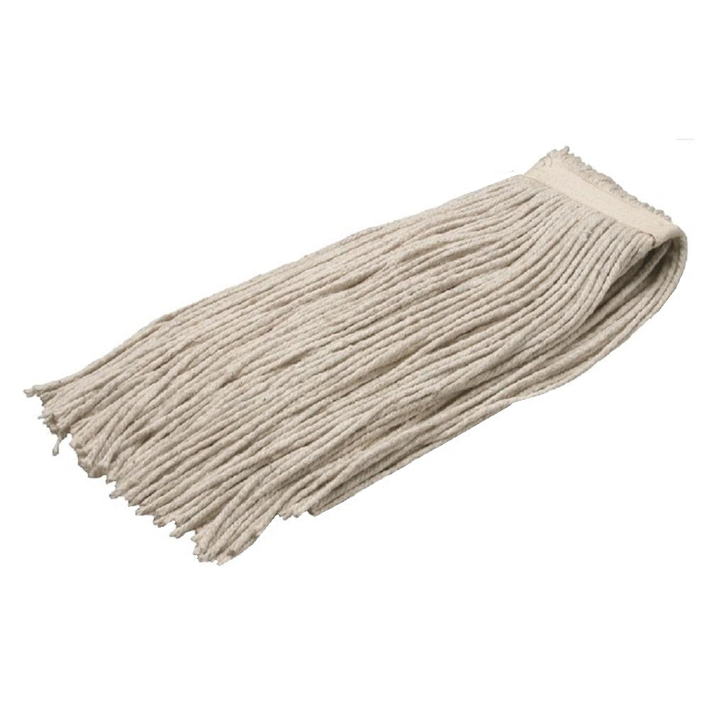 CUT-END WET MOP HEAD, NATURAL BX