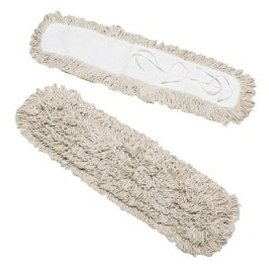 100% COTTON DUST MOP HEAD, FITS 3" x 22" FRAME