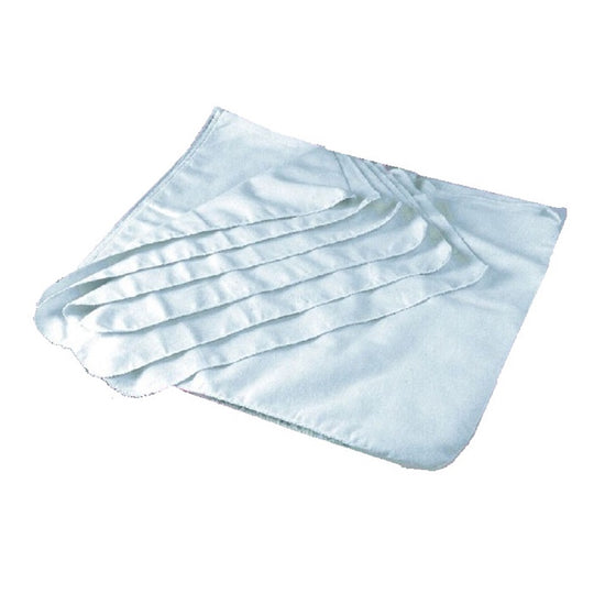 POLISHING COTTON CLOTH - WHITE  12/PACK