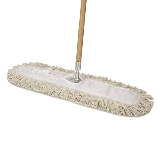 DUST MOP COMPLETE, 15/16" x 53", HANDLE W/ 4" EXTENSION PIECE