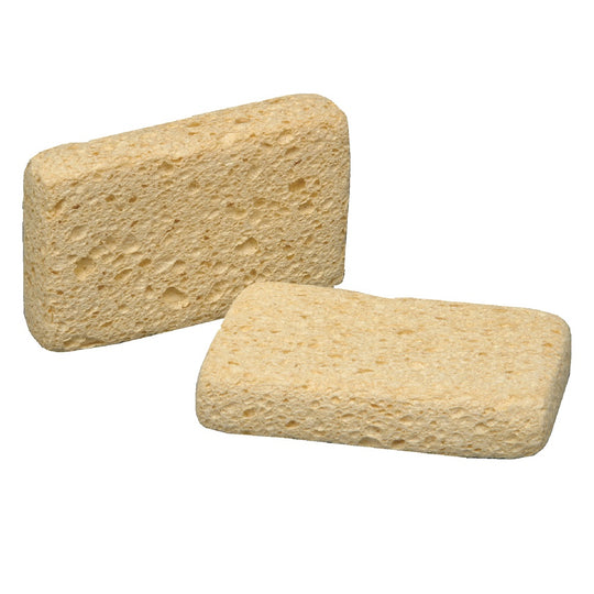 CELLULOSE COARSE-TEXTURED SPONGE, UNCOMPRESSED, NATURAL BX